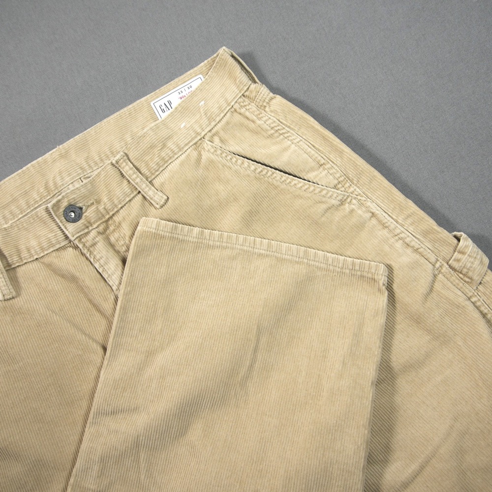 Gap 90s Loose Corduroy Carpenter Men Pants 33x30 Retro Cabin Academia Y2K